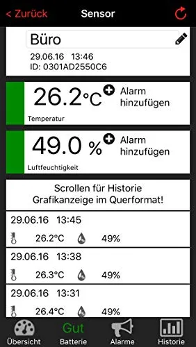 TFA Dostmann WeatherHub 30.3303.02 Sender Display