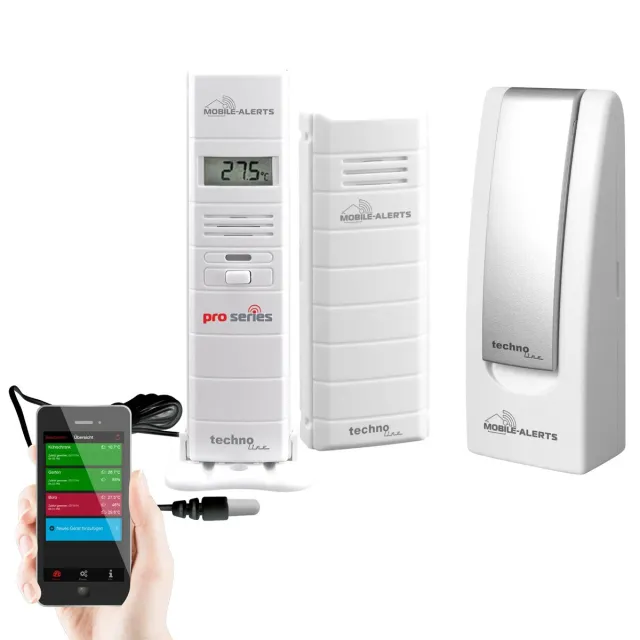 Technoline MA 10007 Temperaturüberwachung Set mit Gateway