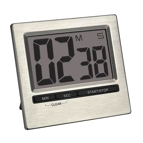 TFA Dostmann Cube-Timer 38.2013 Küchentimer Aluminium 99 Min