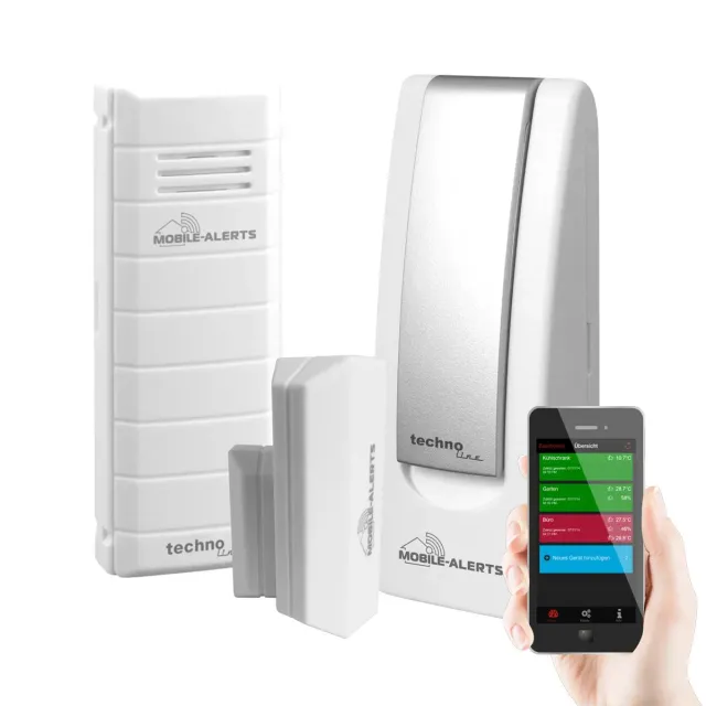 Technoline MA10008 Mobile Alerts Special Set Gateway 3 Kontakte