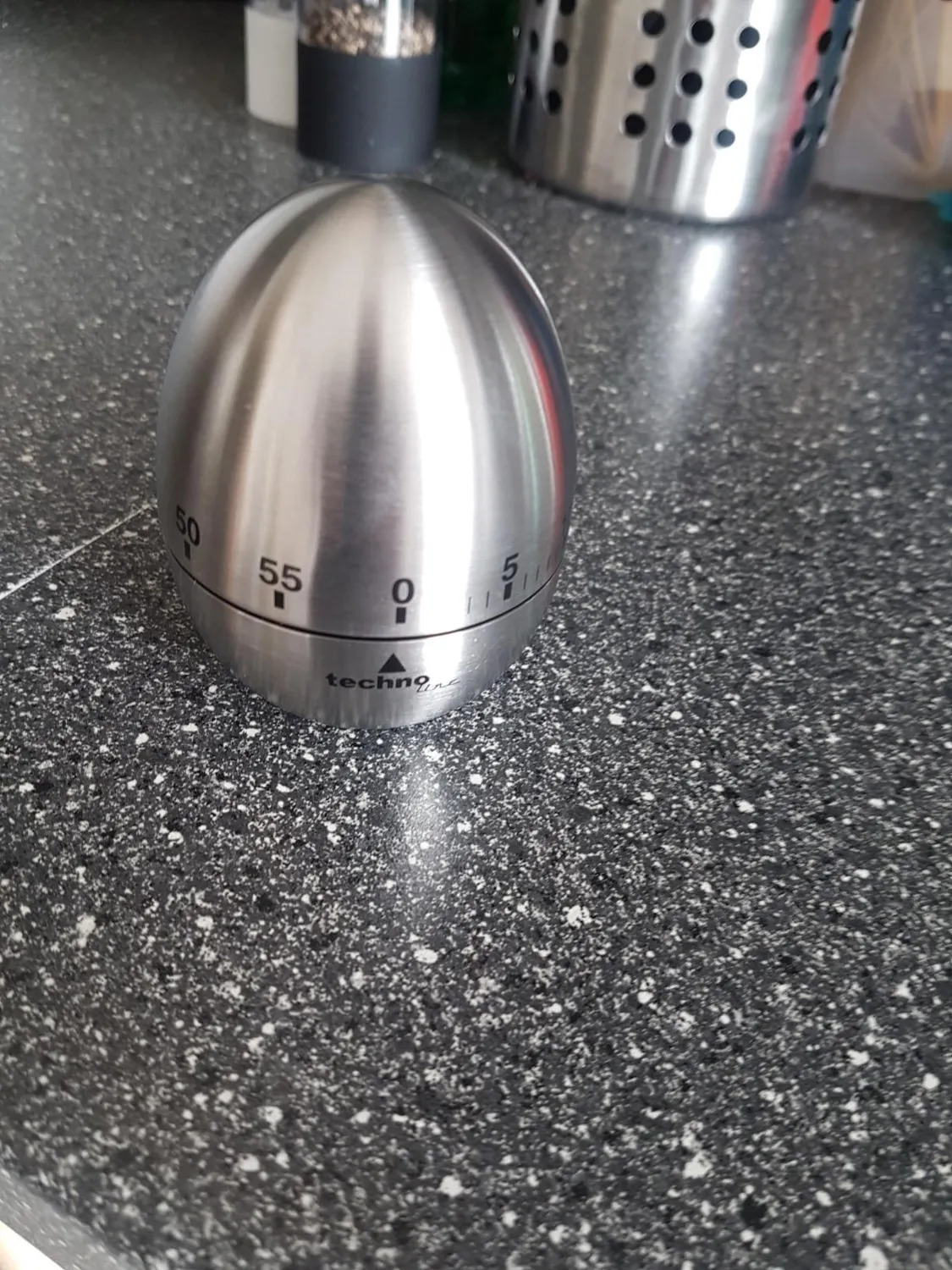 Technoline KZW II Kurzzeitwecker Ei Metall analog 60 Min