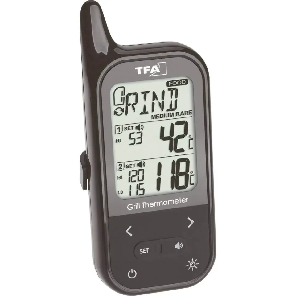 TFA Dostmann Küchen-Chef Twin 14.1511 Funk-Grillthermometer