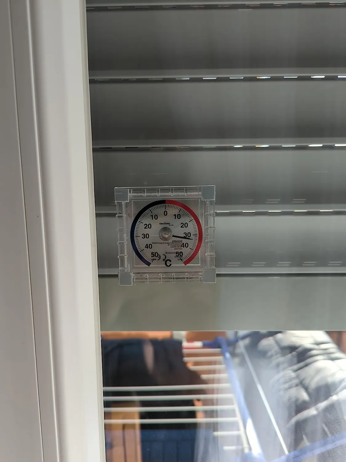 Technoline WA 1010 Fensterthermometer Weiß Analog -50°C