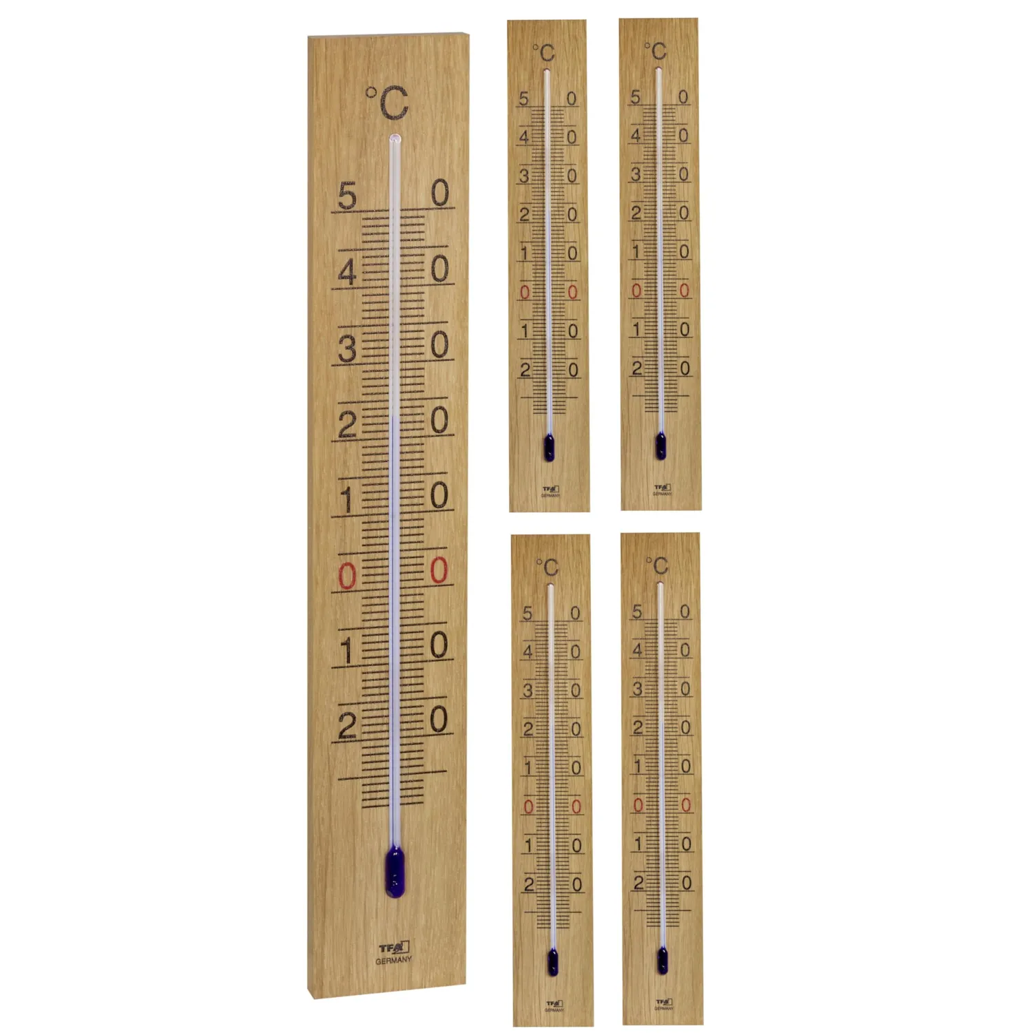 TFA Dostmann 12.1059.01 Thermometer Eiche 1 Stück analog