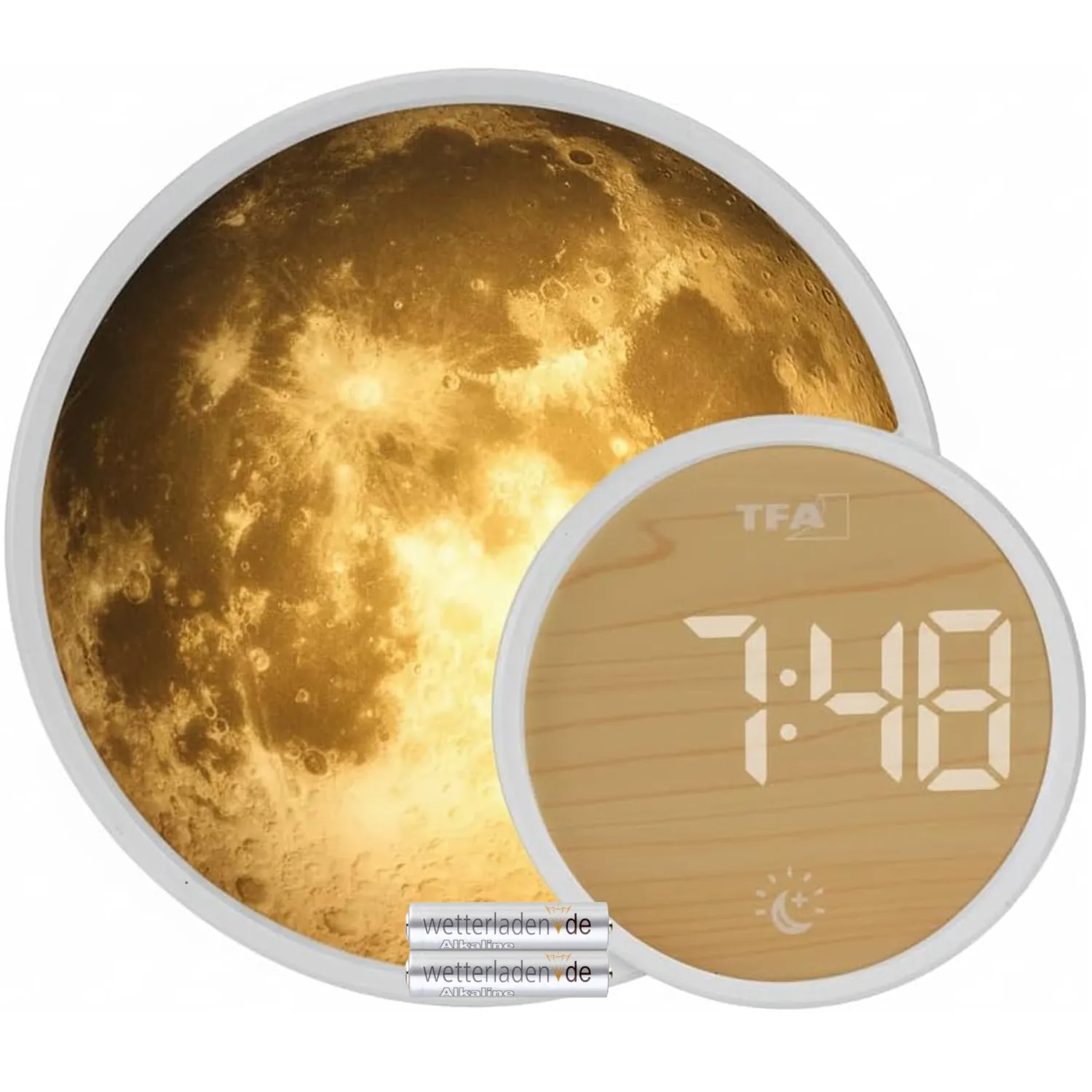 TFA Dostmann Soluna Mini 60.2050 Lichtwecker weiß Sonnenaufgang