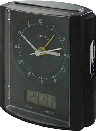 Technoline WT 770 Premium-Funkwecker mattschwarz-chrom