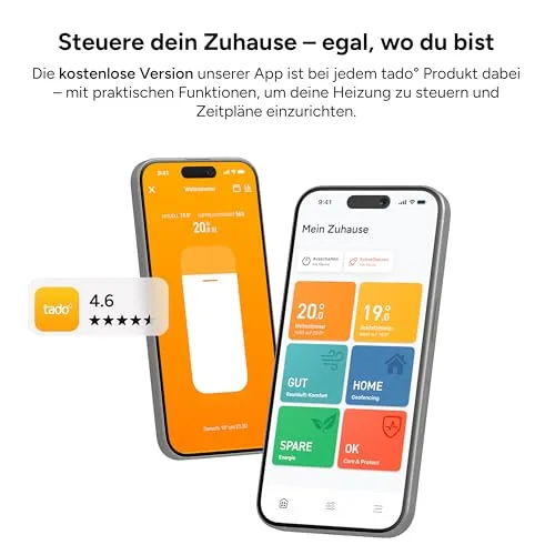 tado° X Funk-Temperatursensor für Heizkörperthermostat X