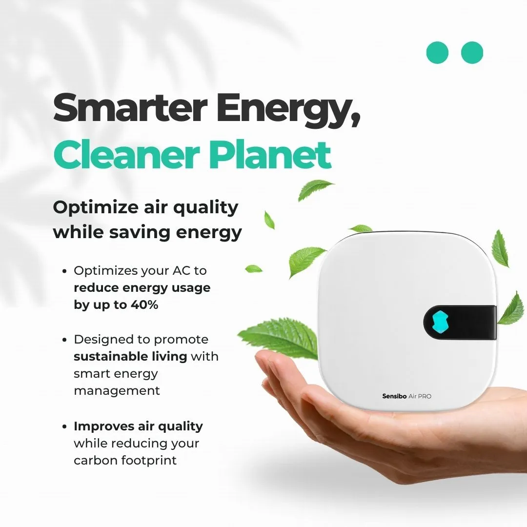 Sensibo Air PRO Klimaanlagensteuerung Single Kit mit Raumklima