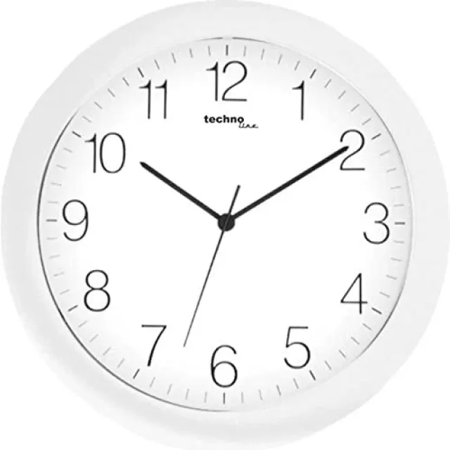 Technoline WT 7000 Wanduhr Weiß 30 cm analog