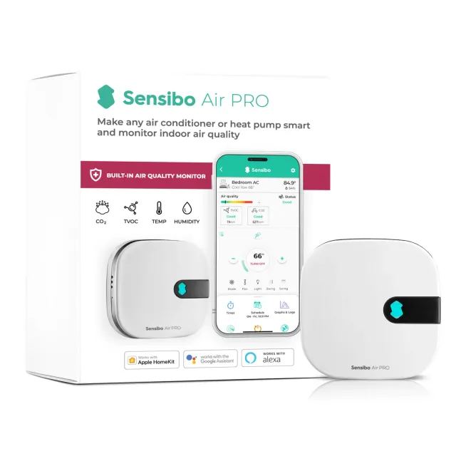 Sensibo Air PRO Klimaanlagensteuerung Single Kit mit Raumklima