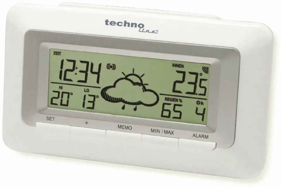 Technoline WetterDirekt WD 1080 Funkwecker mit Prognose