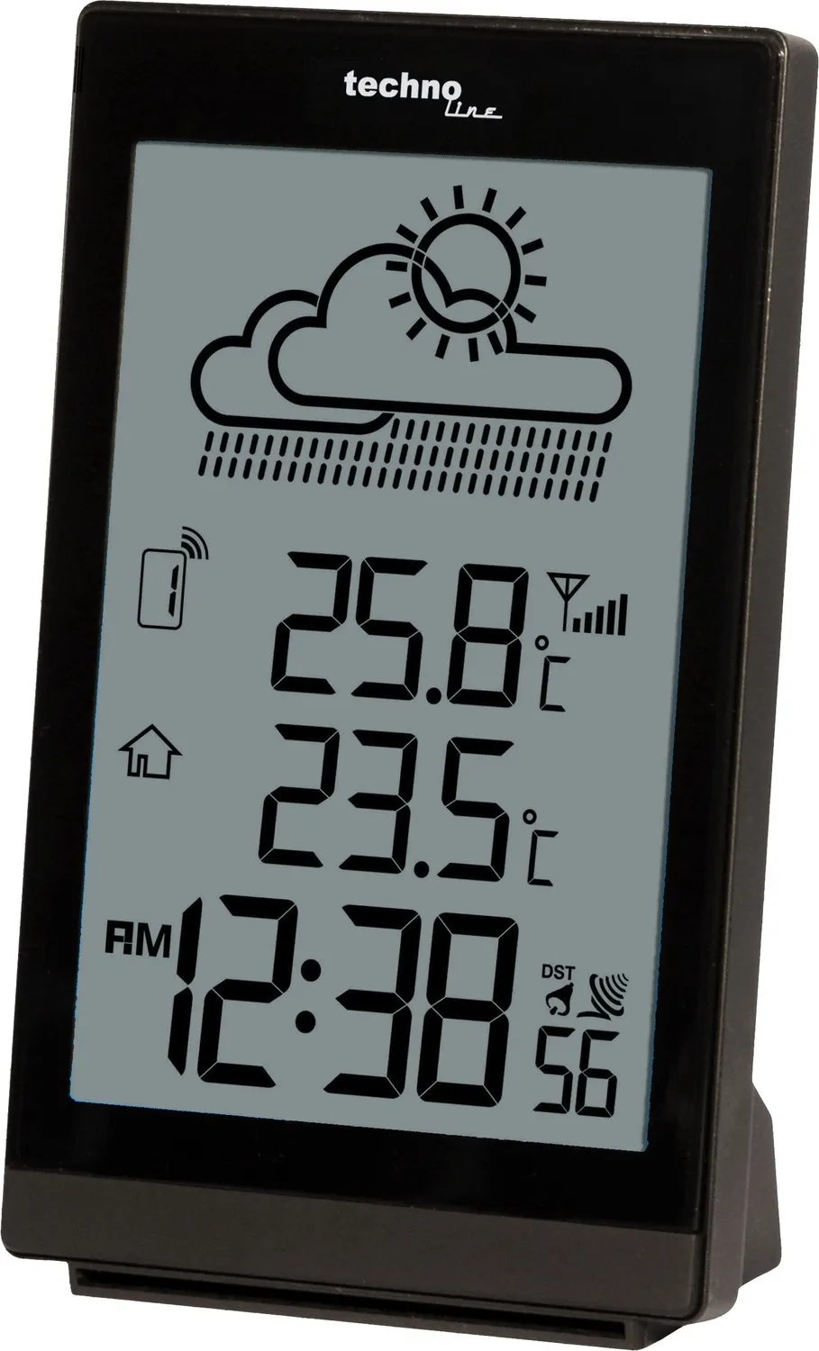 Technoline WS 9251 Wetterstation Schwarz mit Sensor