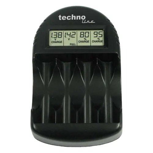 Technoline BC 250 Akku-Ladegerät schwarz Mikroprozessor