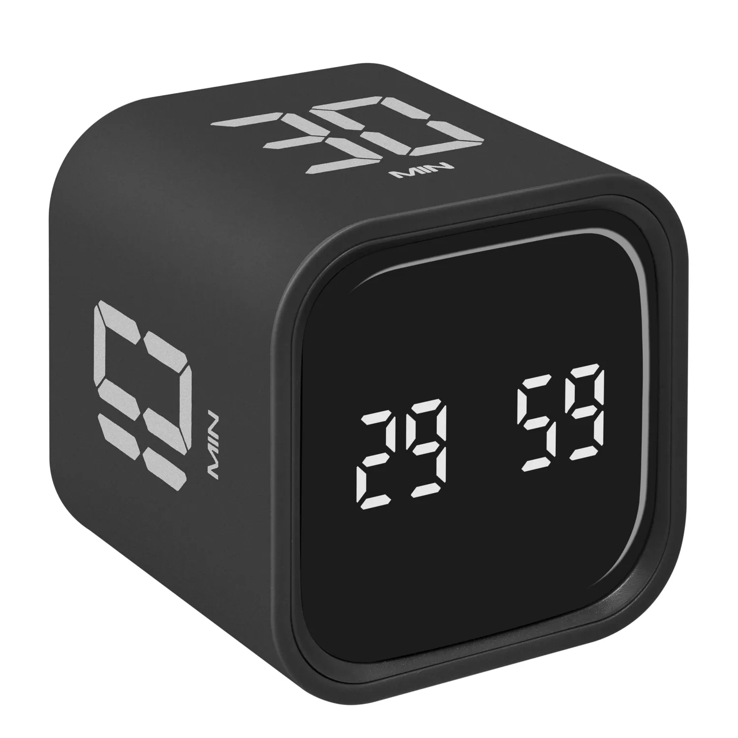 TFA Dostmann 38.2061 Cube-Timer Mini schwarz 5-60 Min.