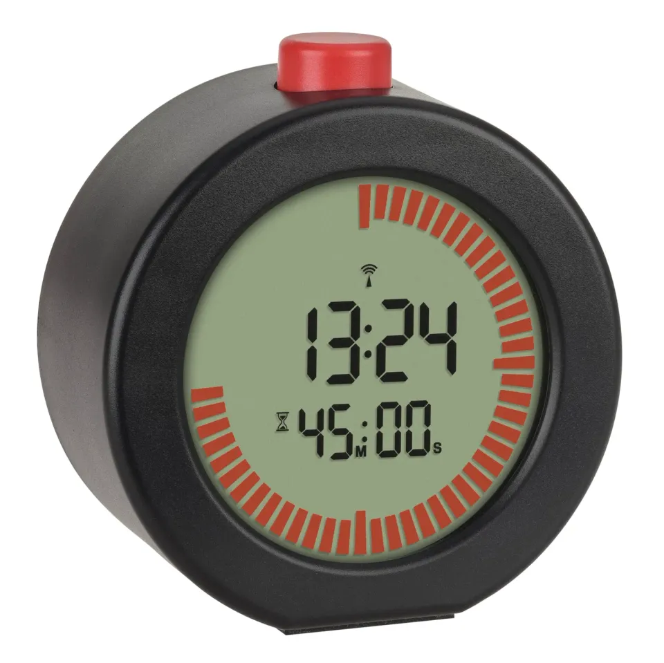 TFA Dostmann 60.2569 digitaler Funk-Wecker Timer schwarz