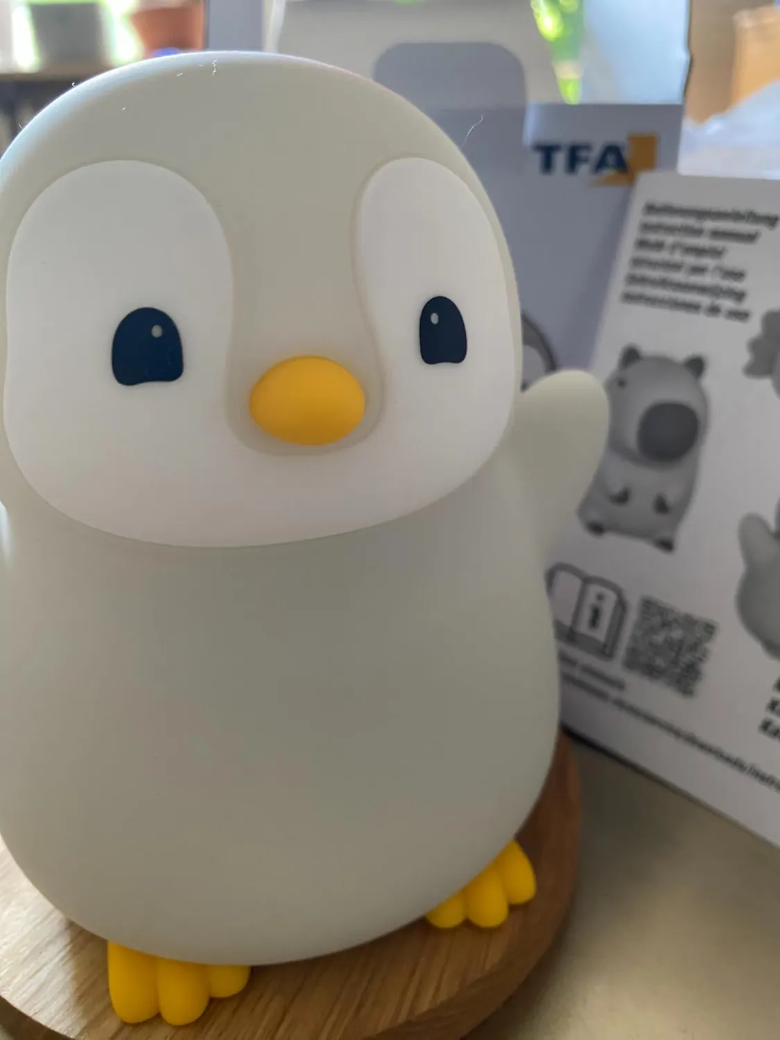 TFA Dostmann 43.2043 Nachtlicht Pinguin grau