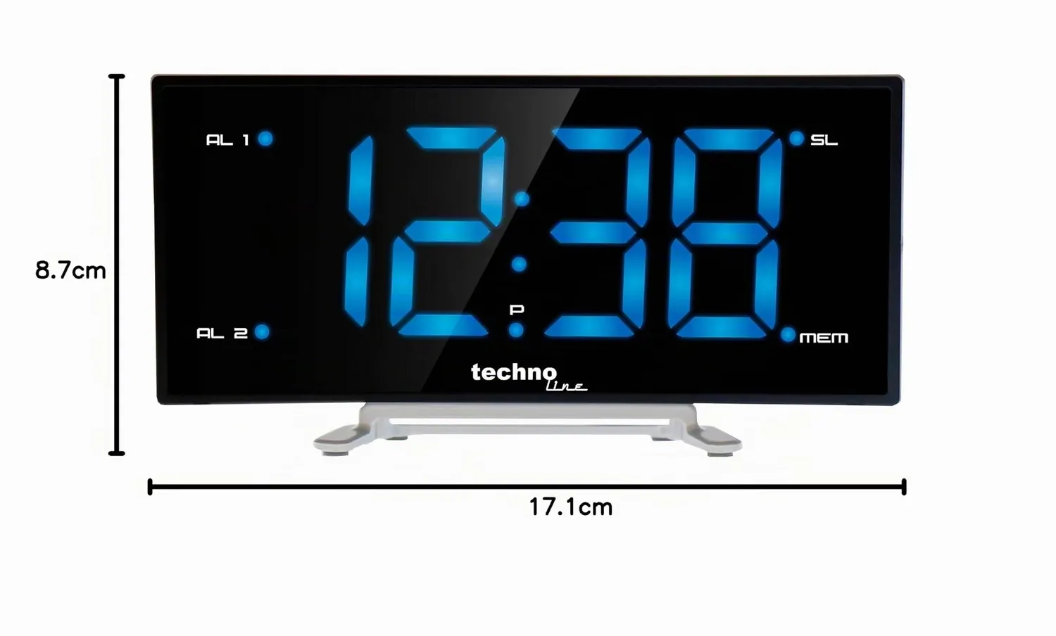 Technoline WT 460 Radiowecker schwarz LED Schlummer