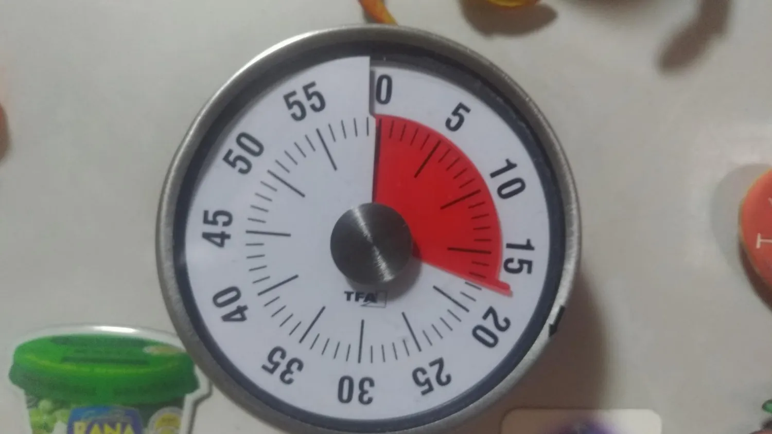 TFA Dostmann Puck 38.1028.10 Küchentimer mechanisch grau