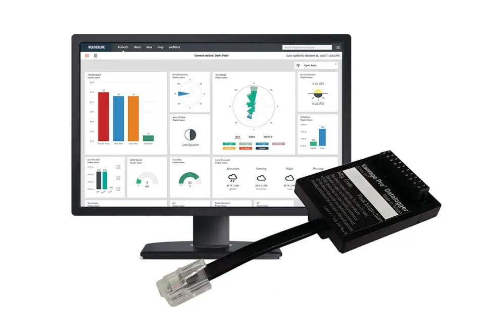 Davis WeatherLink 6510SER Datenlogger seriell PC-Anschluss