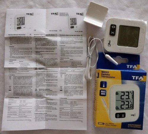 TFA Dostmann Moxx 30.1043 Thermometer weiß digital