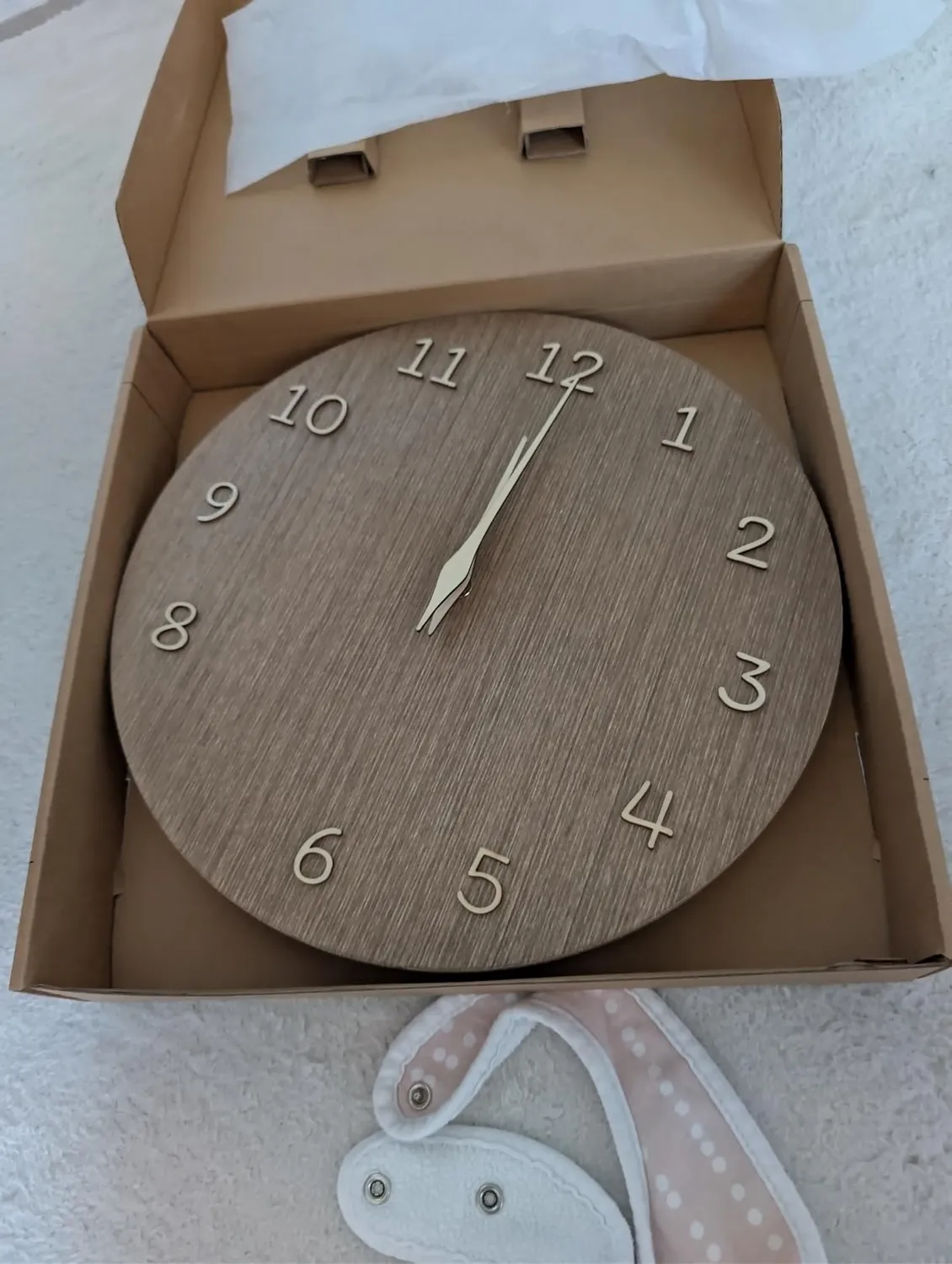 TFA Dostmann 60.3072.23 Wanduhr Holz dunkel Quarz