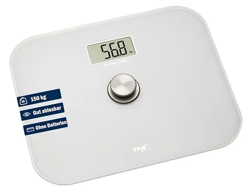 TFA Dostmann Eco Step 50.1014.02 Personenwaage weiß batterielos